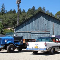 1932 Ford And 1956 Chevy Bel Air FB